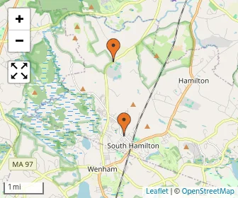 Area schools map